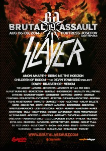 Brutal Assault festiwal 2014 Slayer