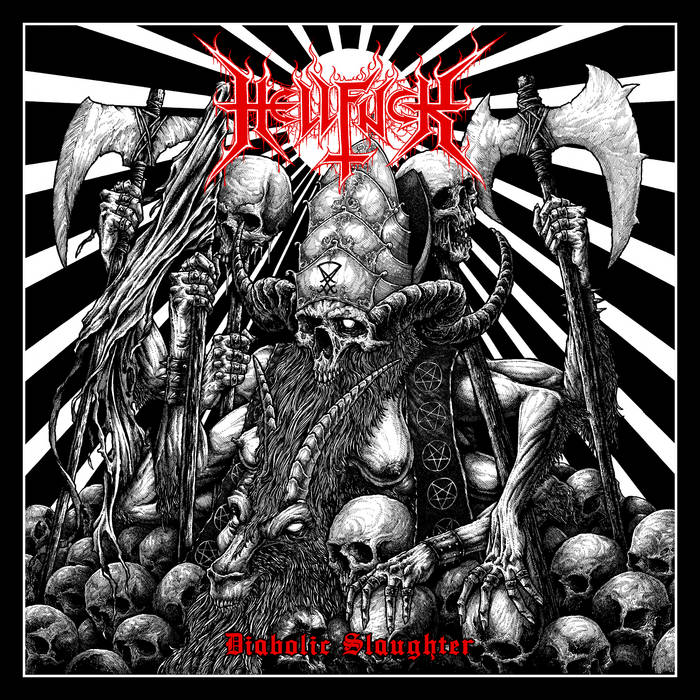 HELLFUCK "Diabolic Slaughter" - recenzja płyty na blogu o muzyce metalowej